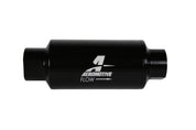 Aeromotive In-Line Filter 10AN 10 Micron Microglass Element Bright-Dip Black 2in OD