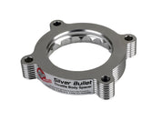 aFe 11-14 Ford Mustang/ 11-14 Ford F-150 V6 3.7L Silver Bullet Throttle Body Spacer - Silver