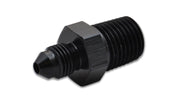 Vibrant -4AN to 3/8in NPT Straight Adapter Fitting - Aluminum