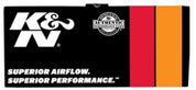 K&N 14in Red Custom Air Cleaner Assembly - 5.125in ID x 14in OD x 2.75in H x 1.25in Drop Base
