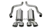 Corsa 2005-2007 Chevrolet Corvette C6 6.0L V8 Polished Xtreme Axle-Back Exhaust