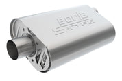 Borla CrateMuffler SBC Hot 350/383 3.0 inch Offset/Center 14in x 4.35in x 9in Oval S-Type Muffler