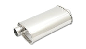 Vibrant StreetPower Oval Muff 5in x 9in x 15in long body 2.25in in I.D. x 2.25in out Offset-Center