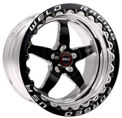 Weld S71 17x10 / 5x4.5 BP / 7.9in. BS Black Wheel (Low Pad) - Black Single Beadlock MT