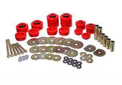 Energy Suspension 80-96 Ford F-150/250/350 Red Body Mount Set Includes Hardware