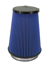Airaid 10-14 Ford Mustang Shelby 5.4L Supercharged Direct Replacement Filter - Dry / Blue Media