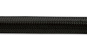 Vibrant -6 AN Black Nylon Braided Flex Hose (2 foot roll)