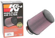 K&N Universal Clamp-On Air Filter 3-1/8in FLG / 6in B / 5in T / 7in H