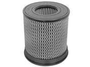 aFe MagnumFLOW Air Filter Pro DRY S 6in Flange x 8 1/8in Base/Top (INV) x 9in H