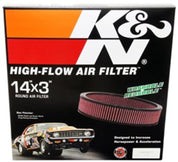K&N Replacement Air Filter GM CARS & TRUCKS, V8, 1966-84