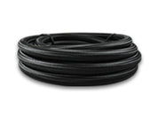 Vibrant -6 AN Black Nylon Braided Flex Hose (2 foot roll)