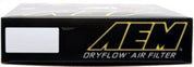 AEM 11 Jeep Grand Cherokee / 11 Durango 9.625in O/S L x 8.875in O/S W x 2.375in H DryFlow Air Filter