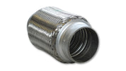 Vibrant SS Flex Coupling without Inner Liner 2.5in inlet/outlet x 6in long