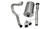 Corsa 2009-2013 Chevrolet Suburban 1500 5.3L V8 Polished Sport Cat-Back Exhaust