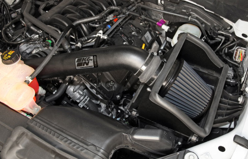 K&N 2015 Ford F150 5.0L V8 Blackhawk Performance Intake Kit