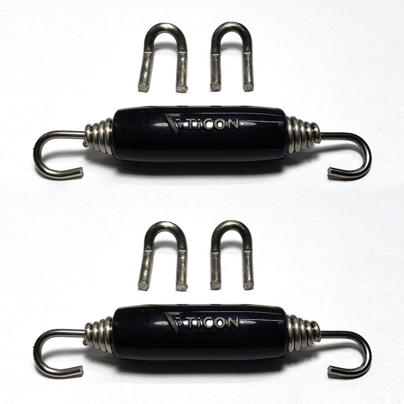 Stainless Bros Spring Tab Kit - 5 Pack SS304 (5 Springs 10 Hooks and 5 ...