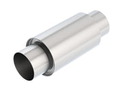 Borla 3 -1/2in In/Out x 5in Round x 8in Long XR-1 Sportsman Shorty Racing Muffler