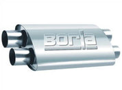 Borla 2.50in Dual In/Out 19in x 9.5in x 4in PRO-XS Muffler