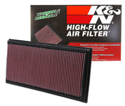 K&N 06-09 L.R. Range Rover / 02-10 VW Touareg / 02-09 Porsche Cayenne Drop In Air Filter