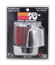 K&N 1in Flange L x 3in OD x 2.5in Height Clamp On Crankcase Vent Filter