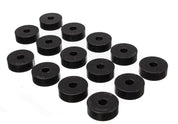 Energy Suspension 55-73 Jeep CJ5/CJ7/CJ8 Scrambler Black Body (Cab) Mount Set