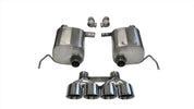 Corsa 2014-2019 Corvette C7 Coupe 6.2L V8 AT/MT 2.75in Valve-Back Dual Rear Exit Polished Xtreme Exh