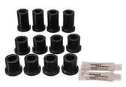 Energy Suspension 84-85 Toyota 4Runner 2 & 4WD Black Front Leaf Spring Bushing Set