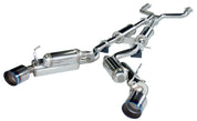 HKS 08-13 Infiniti G37 Coupe Dual Hi-Power Ti Tip Catback Exhaust (SUS304 NO COATING)