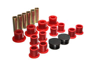 Energy Suspension 98-11 Ford Ranger Red Rear Leaf Spring Bushing Set