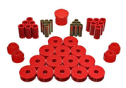 Energy Suspension 55-75 Jeep CJ5/CJ6 Red Hyper-Flex Master Bushing Set