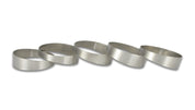 Vibrant 2.5in. O.D. Titanium Pie Cuts - Bag of 5