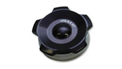 Vibrant 2in OD Aluminum Weld Bungs w/ Anodized Black Aluminum Threaded Cap (incl. O-Ring)