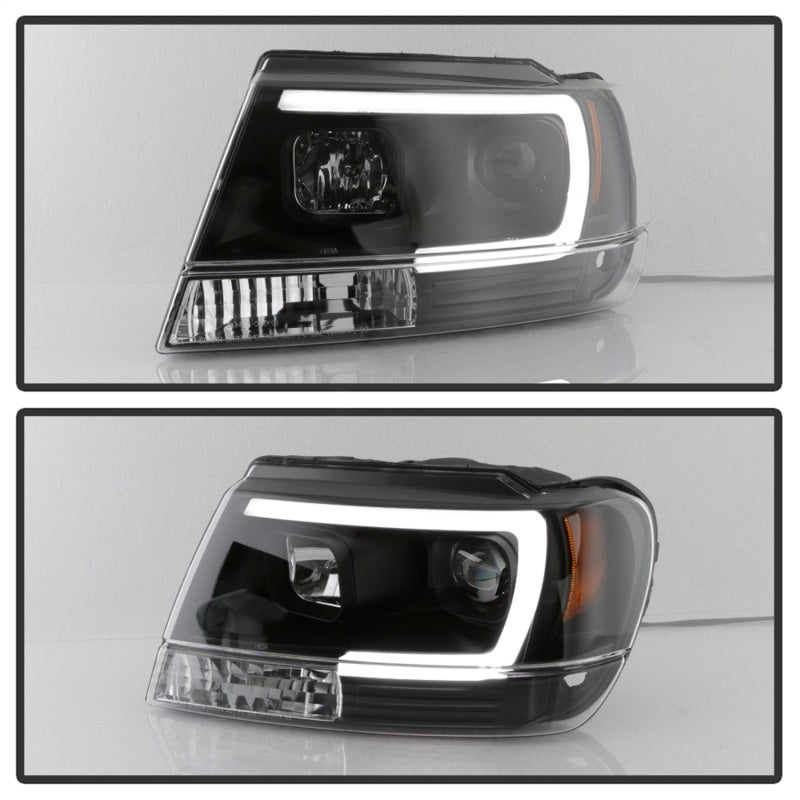 Spyder 99-04 Jeep Grand Cherokee Projector Headlights - Light Bar DRL –  Hobby Shop Garage