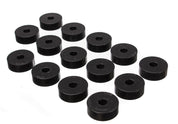 Energy Suspension 55-73 Jeep CJ5/CJ7/CJ8 Scrambler Black Body (Cab) Mount Set