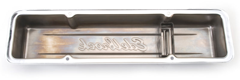 Edelbrock Valve Cover Signature Series Chevrolet 1959-1986 262-400 CI V8 Low Chrome