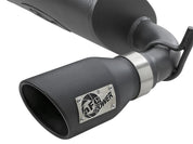aFe Rebel Series 2.5in 409 SS Cat-Back Exhaust w/ Black Tips 2007+ Jeep Wrangler (JK) V6 3.6L/3.8L