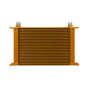 Mishimoto Universal 25-Row Oil Cooler - Gold