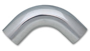 Vibrant 2.75in O.D. Universal Aluminum Tubing (90 degree bend) - Polished
