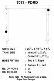 CSF 2015+ Ford Mustang GT 5.0L Radiator