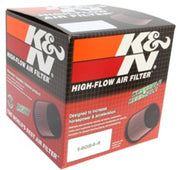 K&N Universal Filter 3 inch Flange 6 inch Base 5 1/4 inch Top 5 inch Height w/ Polished Top