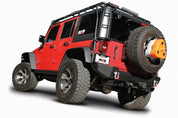 Borla 12-16 Jeep Wrangler 3.6AT/MT 4WD 2+4DR S/ SQ /RL/AC SR 2.5in, 2in Tip 3.5 sqx8 Black Chrome