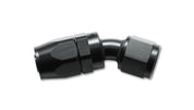Vibrant -8AN AL 30 Degree Elbow Hose End Fitting