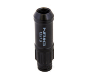 NRG 700 Series M12 X 1.5 Steel Lug Nut w/Dust Cap Cover Set 21 Pc w/Locks & Lock Socket - Black