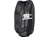 K&N 6.625in Base ID / 5.25in Top ID / 9.5in H Round Tapered Black Drycharger Air Filter Wrap