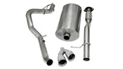 Corsa 2009-2013 Chevrolet Suburban 1500 5.3L V8 Polished Sport Cat-Back Exhaust