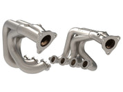 aFe Twisted 304SS Header 2020 Chevy Corvette (C8) 6.2L V8 - Titanium Ceramic Coated