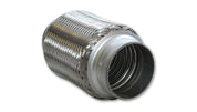 Vibrant SS Flex Coupling without Inner Liner 2.5in inlet/outlet x 6in long