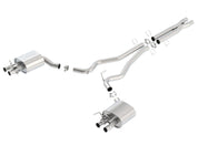 Borla 15-16 Ford Mustang Shelby GT350 5.2L ATAK Cat Back Exhaust (Uses Factory Valence)
