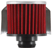 K&N 1in Flange L x 3in OD x 2.5in Height Clamp On Crankcase Vent Filter