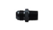 Vibrant -8AN to 1/2in NPT Straight Adapter Fitting - Aluminum